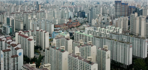 민간택지 분양가 상한제가 적용될 가능성이 높은 대구 수성구 아파트단지 전경. 매일신문 DB.