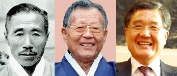 방응모, 방일영, 방상훈. 매일신문DB