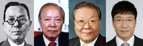 김성수, 김상만, 김병관, 김재호. 매일신문DB