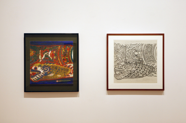 1981년(78세), 종이에 수묵채색과 먹, 약 68×68㎝, 대구미술관 소장.