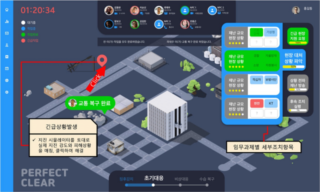 경운대가 개발 중인 재난안전종사자 훈련용 기능성 게임 