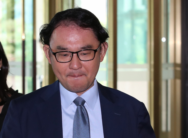 니시나가 도모후미 주한일본대사관 경제공사가 19일 오전 후쿠시마 원전 오염수 방출 문제와 관련, 서울 외교부로 초치되고 있다. 연합뉴스