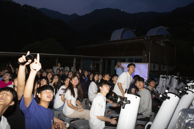 가평 명지산 자락에는 별을 정밀하게 관찰할 수 있는