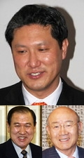 (위) 노태우 전 대통령 아들 노재헌. (아래 왼쪽부터) 노태우 전 대통령, 전두환 전 대통령. 매일신문DB
