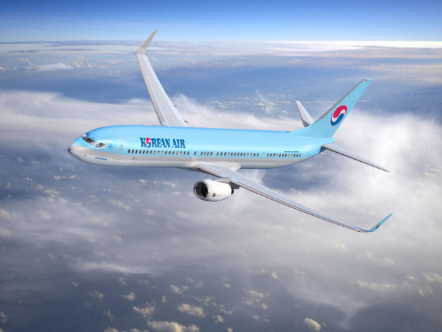 대한항공 보잉 737-900ER 항공기. 대한항공 제공.