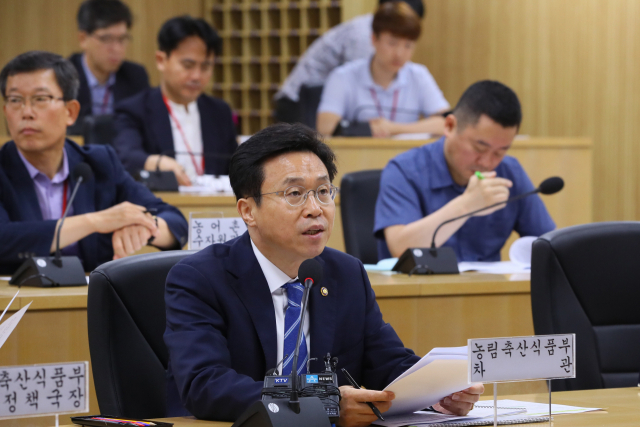 이재욱 농림축산식품부 차관이 16일 세종시 정부세종청사 농림축산식품부에서 열린 
