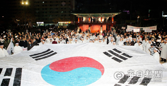 경북 안동시가 지난 3월 3·1운동 100주년을 기념해 만세운동재현행사를 가졌다. 안동시 제공