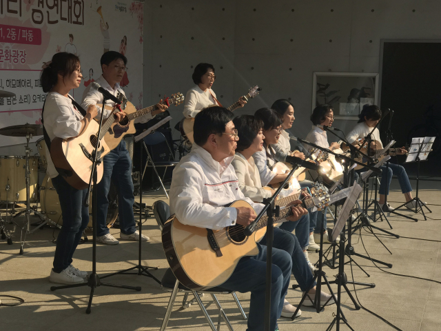 지난해 수성못 페스티벌 생활예술동아리 공연
