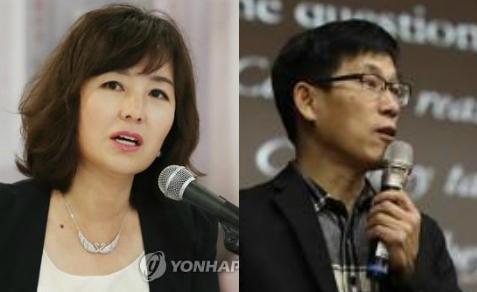 출처: (좌) 공지영 작가 (우)진중권 동양대학교 교수, 연합뉴스