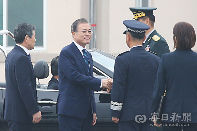 1일 국군의 날을 맞아 대구 공군기지(제11전투비행단)에서 열린 