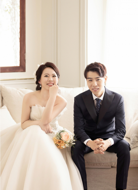 예비부부 신재혁 씨와 장지연 씨. 고구마웨딩 제공