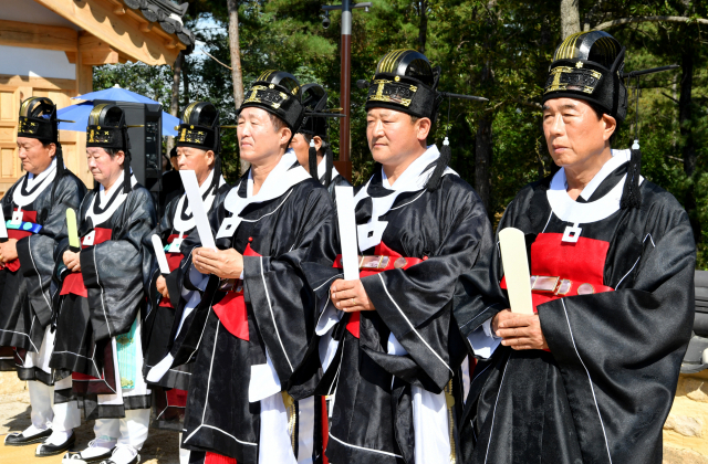 경산시 사직제 봉행