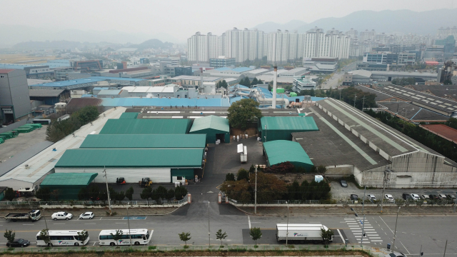 한전대구청정에너지(주)가 추진 중인 대구 달성군 테크노폴리스 연료전지 발전소 예정지 . 매일신문DB