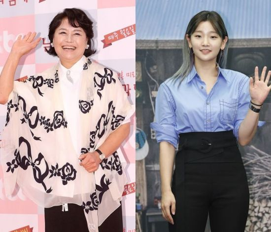 (좌) 박원숙, (우) 박소담