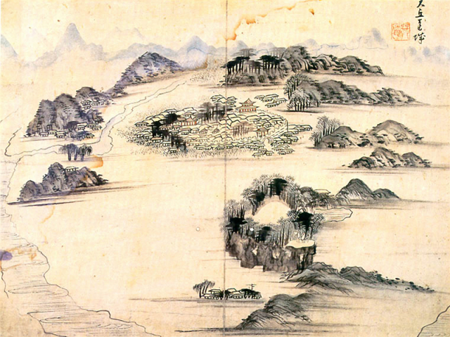 종이에 담채, 49×69㎝, 영남대학교박물관 소장