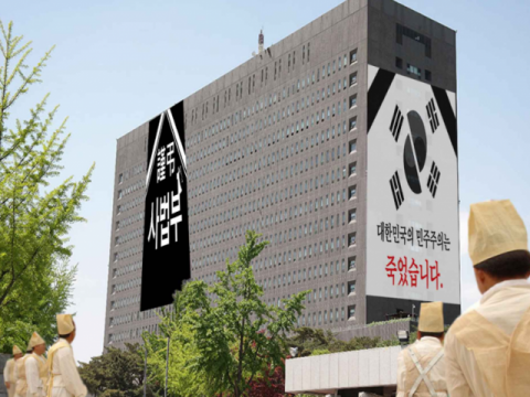 한 네티즌은 건물 이미지에