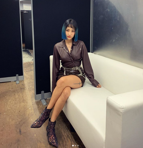 사진. 핫펠트 예은 SNS