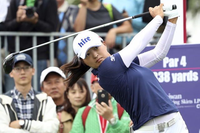 지난달 31일 대만 신베이시 미라마르 골프 컨트리클럽에서 열린 미국여자프로골프(LPGA) 투어 