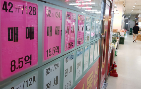 정부의 고강도 대출규제가 적용되면서 대구 수성구 대형아파트 거래 시장이 꽁꽁 얼어붙었다. 사진은 서울 송파구의 한 부동산 중개업소. 연합뉴스