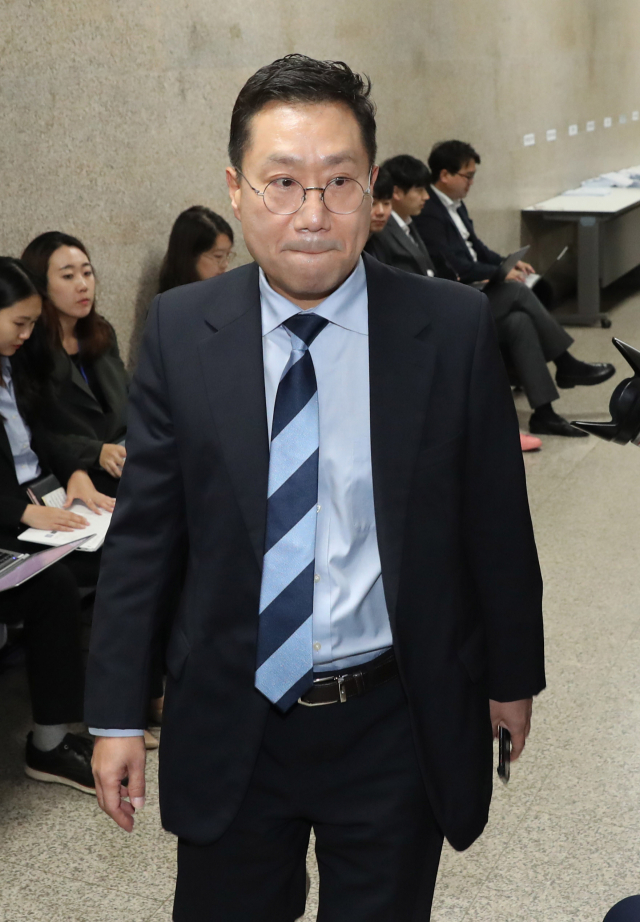 양정철 민주연구원장이 지난 달 14일 오후 국회 더불어민주당 대표실에서 열린 고위전략회의에 참석하고 있다. 연합뉴스