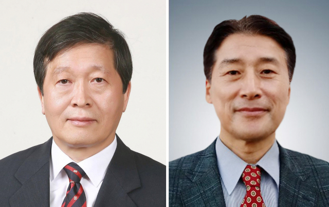 청와대는 11일 문재인 대통령이 중앙노동위원회 위원장에 박수근 한양대 법학전문대학원 교수(왼쪽)를, 방송통신위원회 상임위원에 김창룡 인제대 신문방송학과 교수를 각각 임명했다고 밝혔다. 연합뉴스
