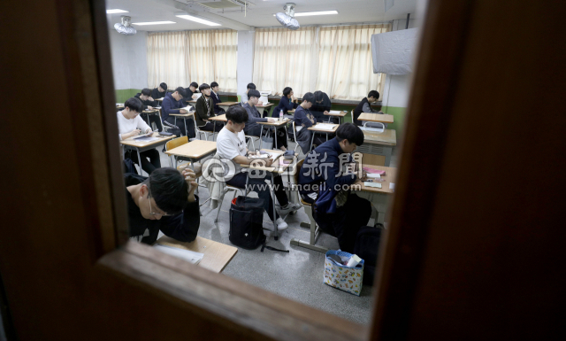 수능 고사장 내부. 매일신문DB