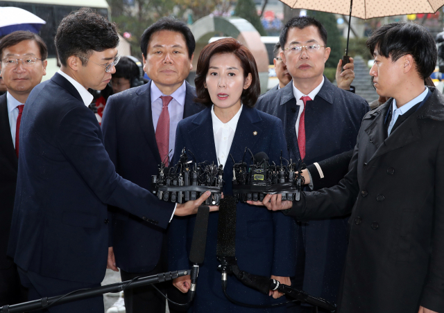 자유한국당 나경원 원내대표가 