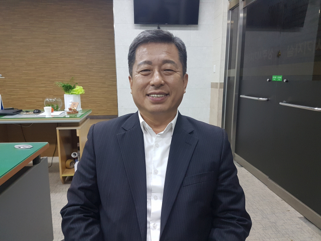 농협중앙회장 선거 사상 첫 직원 출신이자 대구경북 유일 후보인 천호진 씨. 고도현 기자