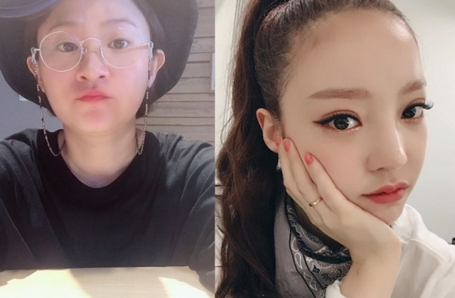사진. 김신영 구하라