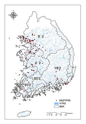수생태계 건강성이 나쁜 하천. 환경부 제공