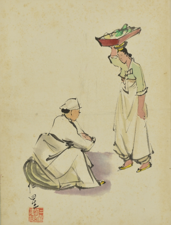 이인성 작 