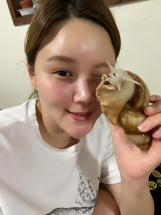느리지만 착실히 걸어가는 달팽이
