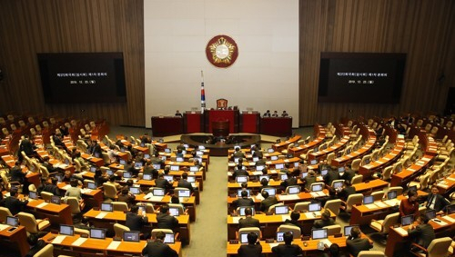 23일 국회 본회의. 연합뉴스
