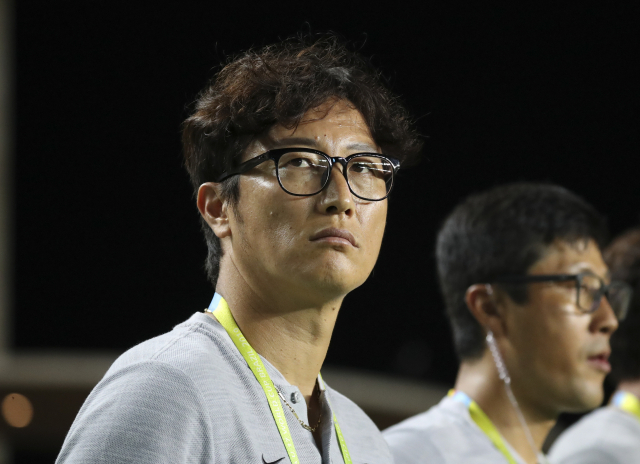 정정용 감독의 후임으로 19세 이하(U-19) 대표팀 사령탑에 오른 김정수 감독. 연합뉴스
