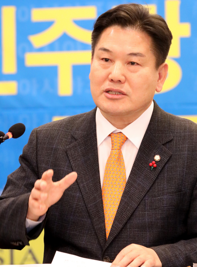 홍의락 더불어민주당 의원이 27일 대구 호텔수성에서 열린 대구경북중견언론인모임 