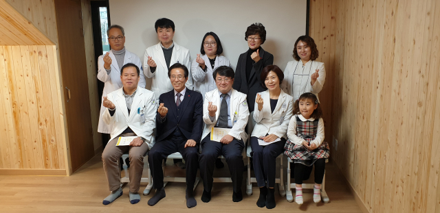 지난 26일 문경제일병원 사원아파트에 만들어진 