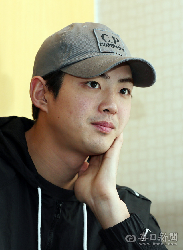 지난 3일 오후 개인훈련을 마치고 대구 한 호텔에서 인터뷰에 응한 삼성라이온즈 구자욱. 김태형 선임기자 thk@imaeil.com