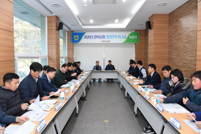 3, 4일 농협 백암수련원에서 열린 경북농협 경영전략 워크숍에서 참석자들이 회의를 진행하고 있다. 경북농협 제공