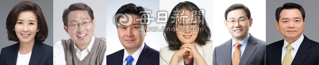 나경원, 김상훈, 지상욱, 김현아, 주호영, 성일종 의원. 매일신문DB