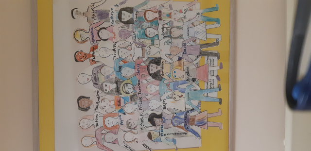 칼버리 병원은 환자 가족들의 아픔도 보듬고 있다. 사별 환자가족 프로그램에 참여한 어린들이 그림으로 부모를 추억하고 있다. 이석수 기자