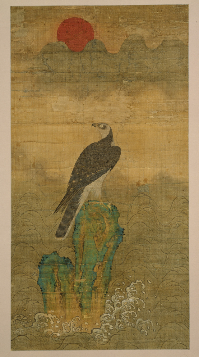 비단에 채색, 118.2×60.9㎝, 국립중앙박물관 소장