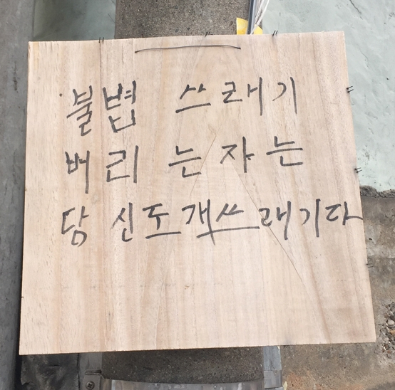 쓰레기 무단투기