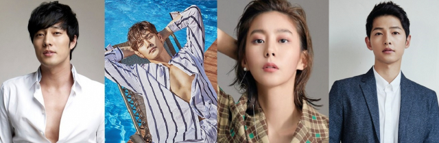 ▲ 소지섭, 성훈, 유이, 송중기