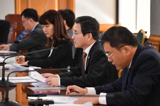 김용범 기획재정부 차관이 6일 서울 중구 은행회관에서 열린 