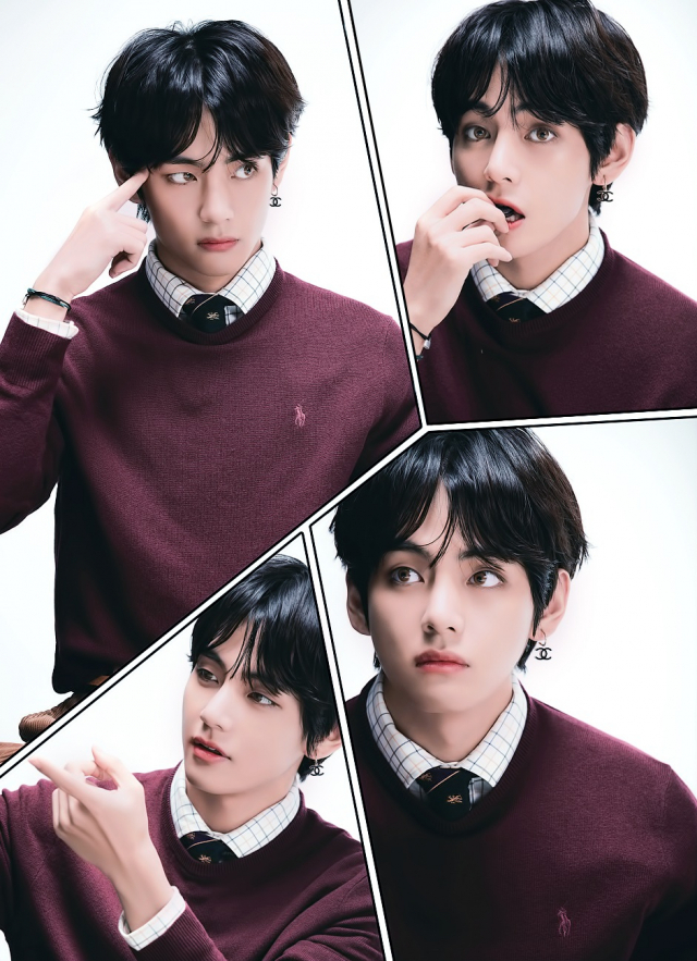 사진. 빅히트엔터테인먼트. 방탄소년단 뷔