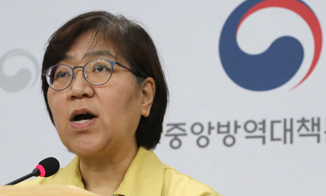 정은경 중앙방역대책본부장(질병관리본부장). 연합뉴스