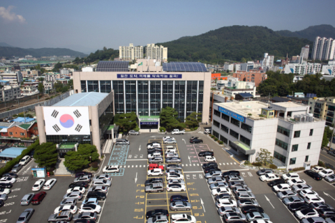칠곡군청 전경