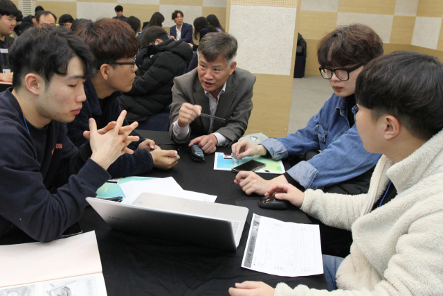 구미대 학생들이 지난해 12월 경주에서 열린