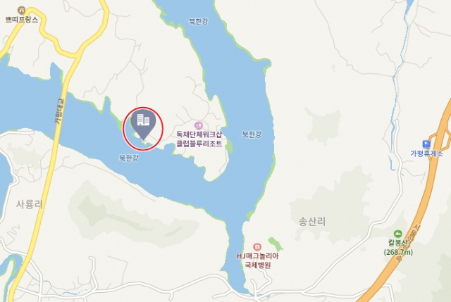 신천지 교주 이만희 씨가 2일 오후 3시 기자회견을 열기로 한 경기도 가평군 소재