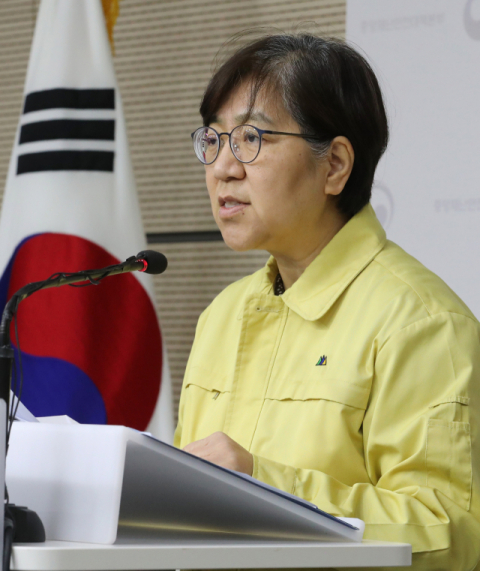정은경 중앙방역대책본부장(질병관리본부장). 연합뉴스